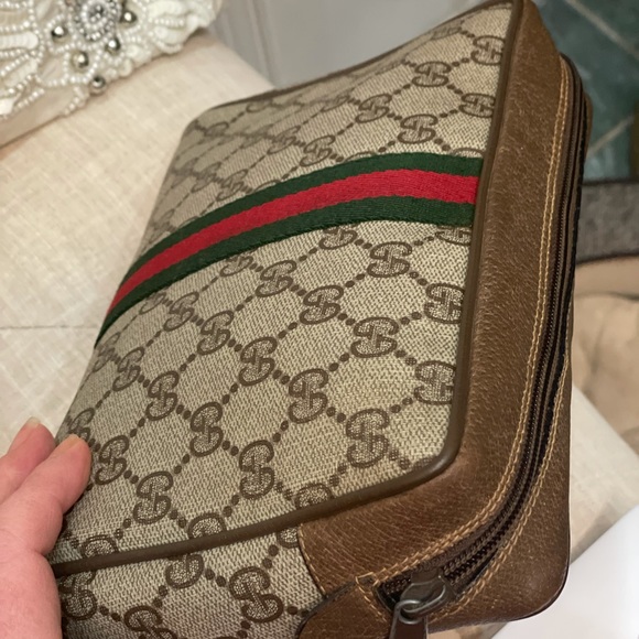 💗Vintage GG Web Clutch Converted - Picture 12 of 15